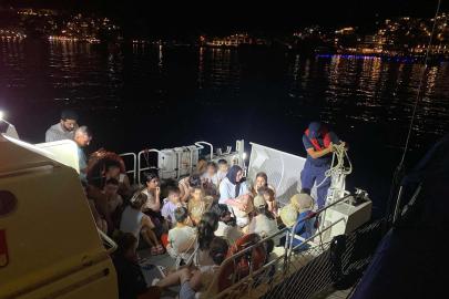 Bodrum'da 40 kaçak göçmen yakalandı