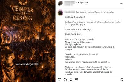 Karataş Marağası'nda 'Antik Yunan' temalı parti