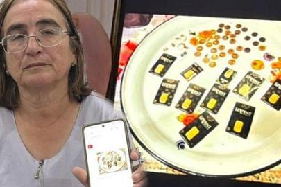 Altınları tepsiye koyup fotoğrafını gönderdi! 64 yaşındaki kadına milyonluk tuzak: Sabaha kadar uyutmadılar