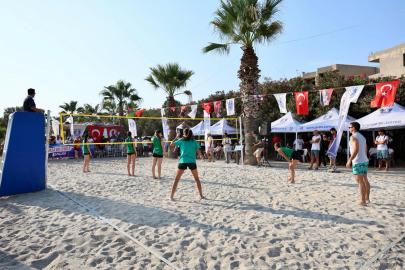 Bodrum'da Plaj Voleybolu Şenliği tamamlandı