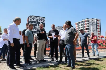 Kayseri Melikgazi şantiye alanına döndü