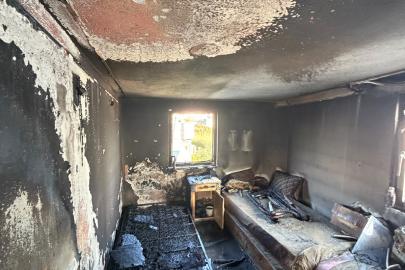Serik’te otel işçilerinin kaldığı villada yangın