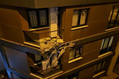 Alkollü sürücü dehşeti: Binanın 3. katına çarparak durabildi