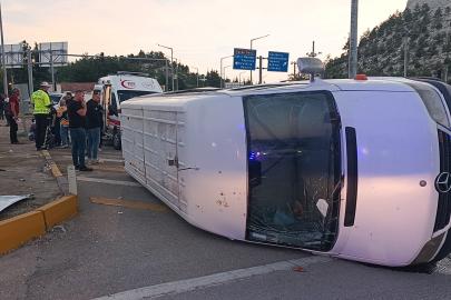 Minibüsler çarpıştı, 10 tarım işçisi yaralandı