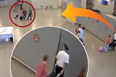 Uyuşturucu kuryesi pilot üniformasıyla kaçtı
